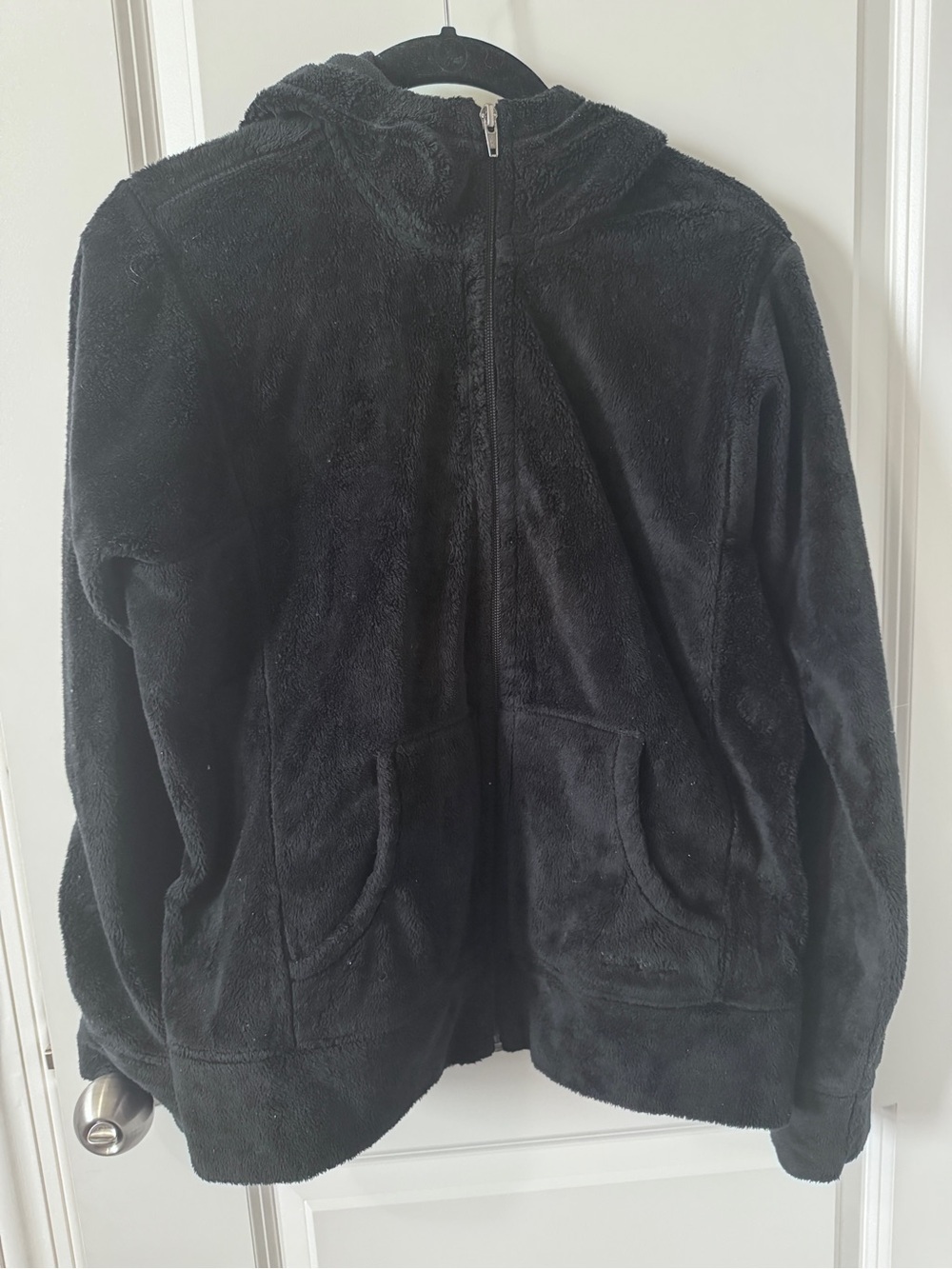 Patagonia Black Women's Fleece Jacket-Medium